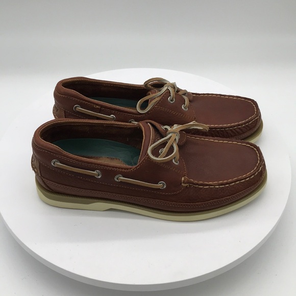 Sperry mens  Leather Boat shoes size 10.5 US